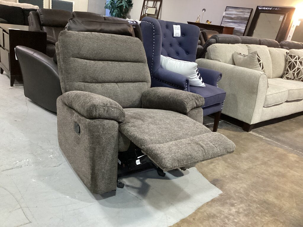 85306 Brown Manual Glider Recliner 37x38x40