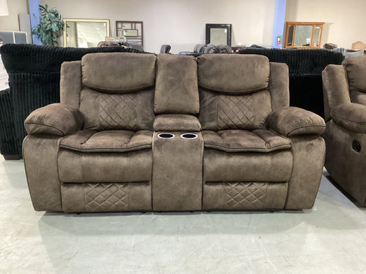 Silverado Brown NEW Motion Loveseat 75x34x40 (660321)