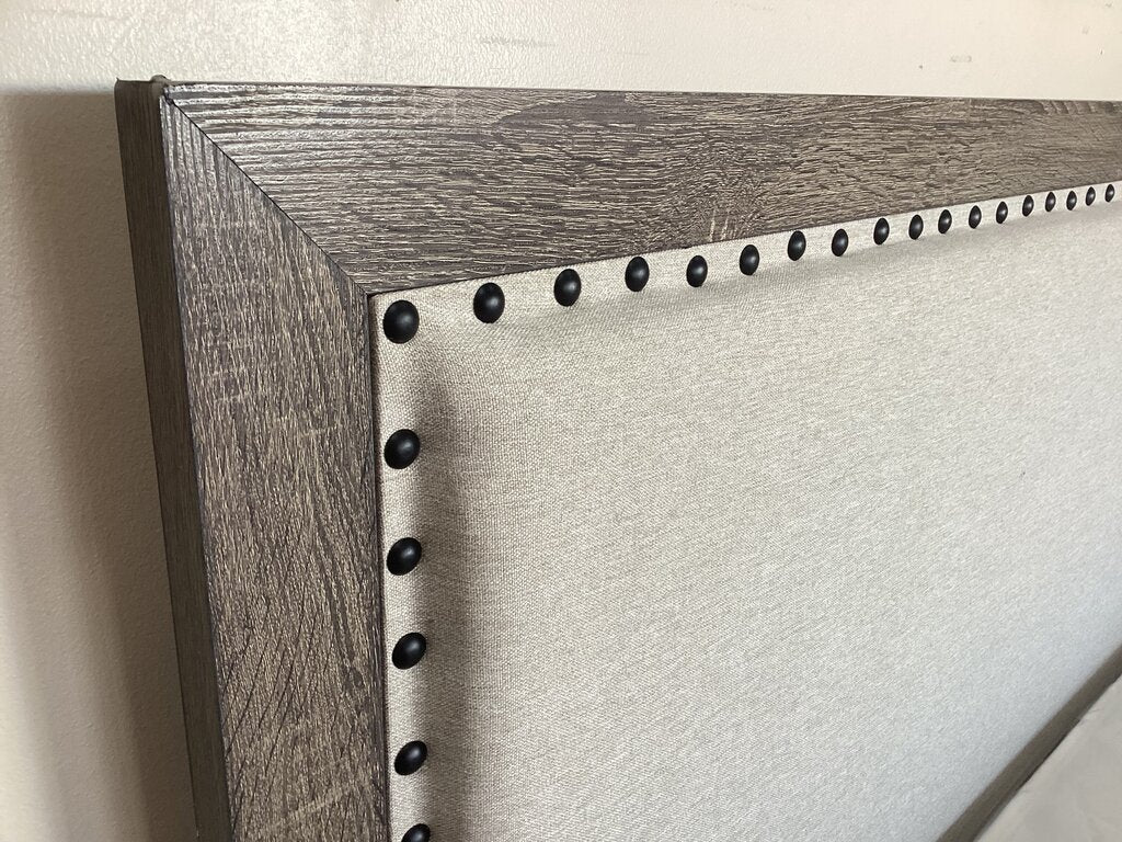 Millie NEW Upholstery Gray Queen Bed Frame 63x84x52 (B9205-Q)