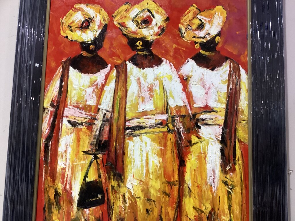 85470 (8535-1) Three Sisters Framed Painting 32x44
