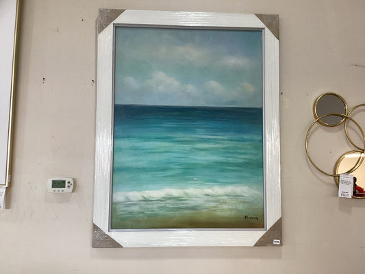 85495 (8536-11) Ocean Seascape Framed Painting 44x56