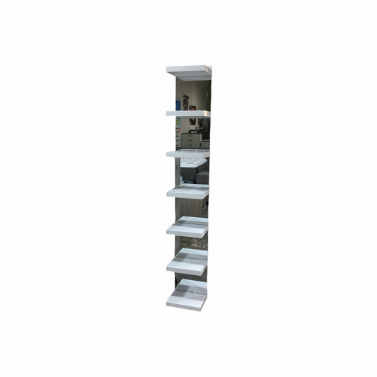 Luxo White NEW Open Shelving Rack 12x10x75