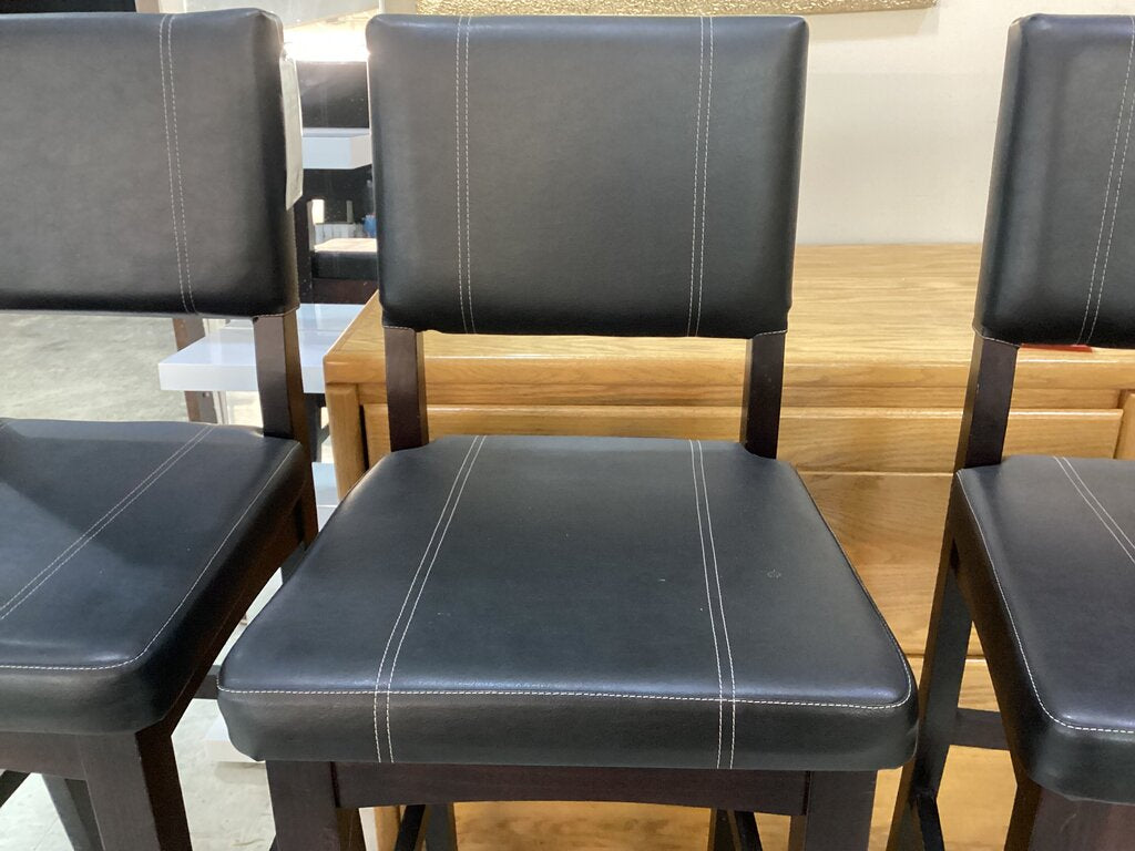 85515 - Set of 3 Padded Bar Stools 18x18x44