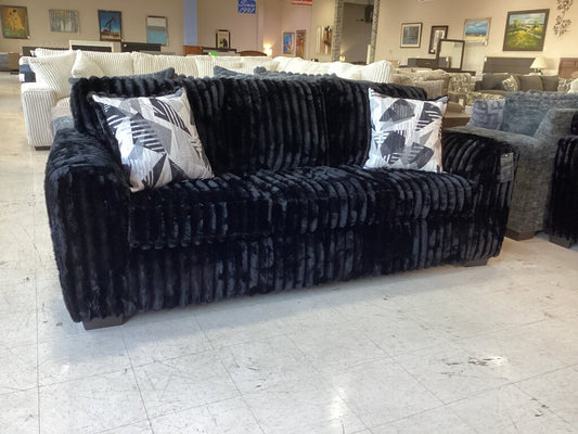 Lush Black NEW Sofa 90x38x38 (7603)