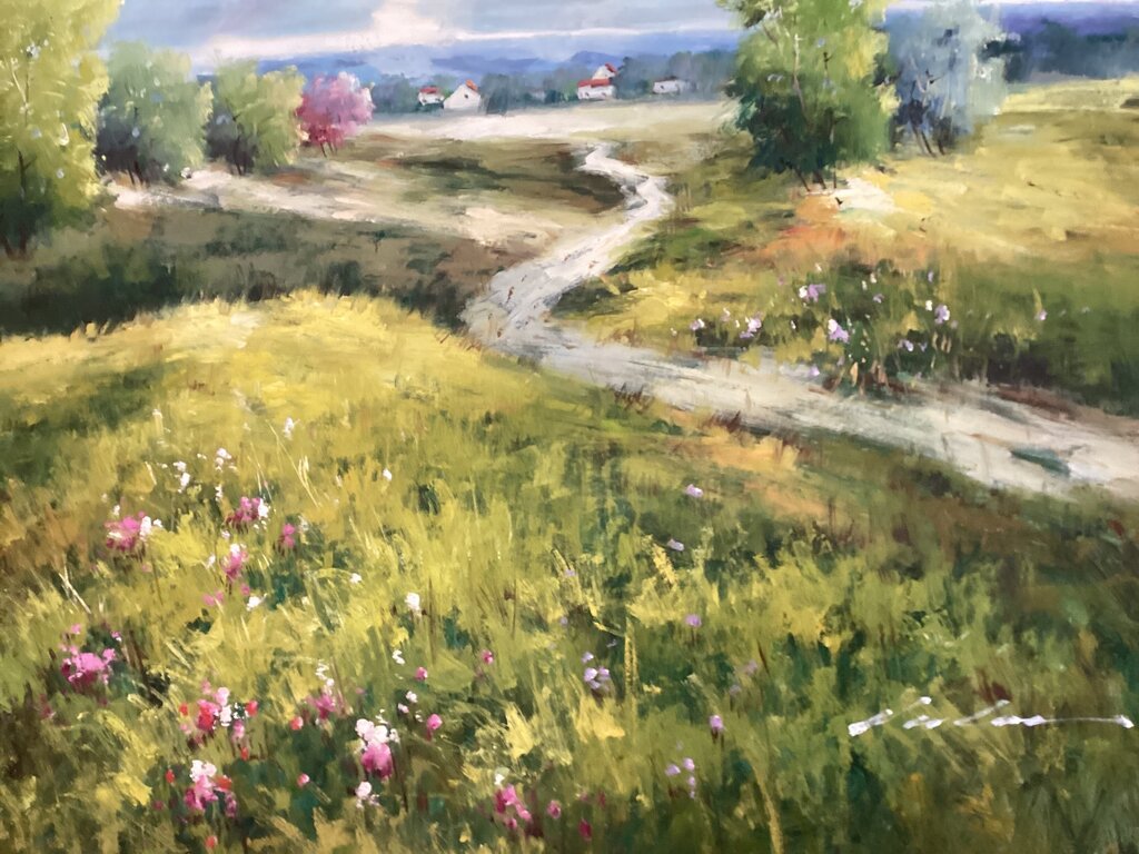 85494 (8549-10) Field Framed Painting 44x56