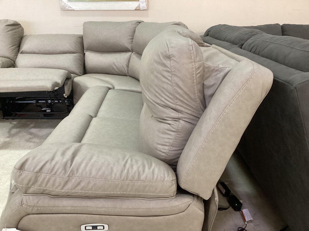 85606 - Ashley Brannigan 6pc Power Reclining Sectional 125x112x42