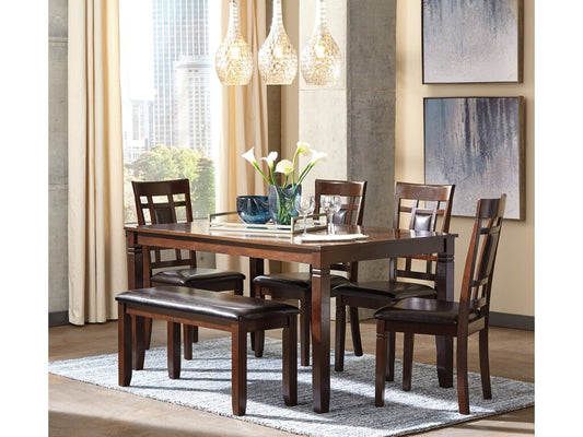 85583 - Ashley Bennox 6pc Dining Set 36x60x30