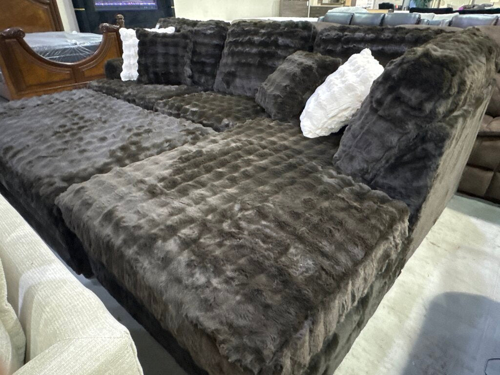 Kama Expresso NEW Sectional w/Ottoman 126x79x40 (7010/7030-2251)
