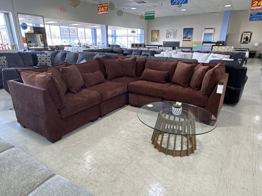 Dino Rust New 5pc Sectional 109x109x40 (85024-4351/4353)