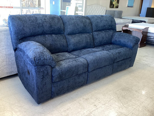 Wow Navy NEW Reclining Sofa 89x34x41 (1403)