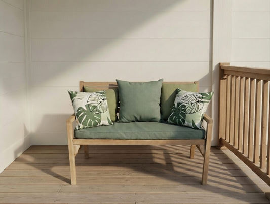 85766 - Folding Wood Patio Bench 48x23x35