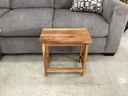 85732 Natural Wood Stool 20x12x19