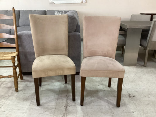 85787 Pair of Upholstered Dining Chairs 18x11x29