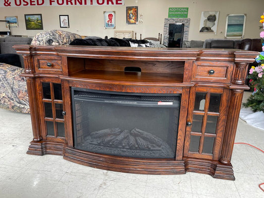85785 - Electric Fireplace TV Stand 63x19x36