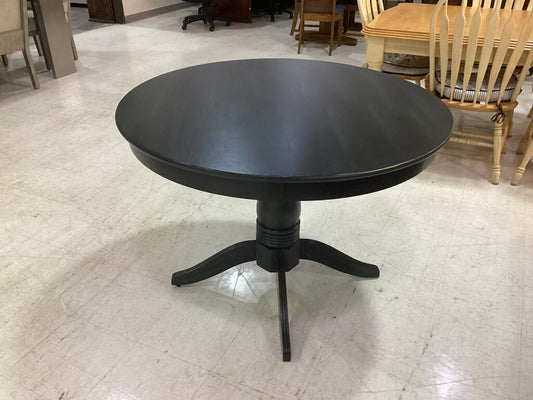 85794 - Black 42in Round Dining Table 42x30