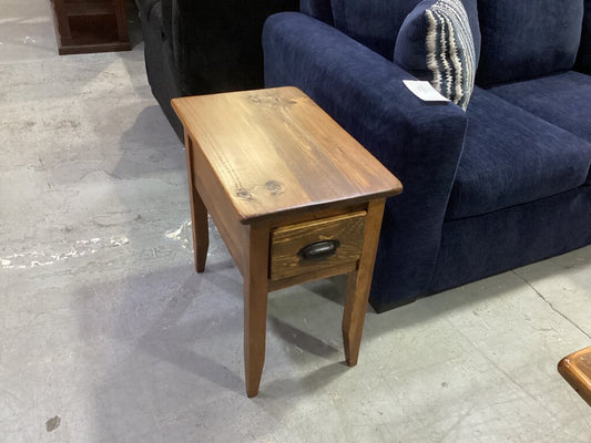 85808 Rustic Wooden Side Table 15x24x24