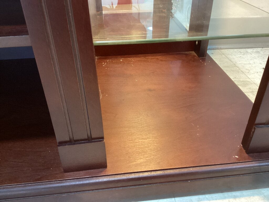 85795 - Lighted Curio TV Stand 48x18x30