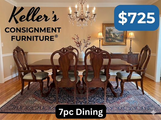 85798 - Vintage 7pc Dining Set 68x44x30