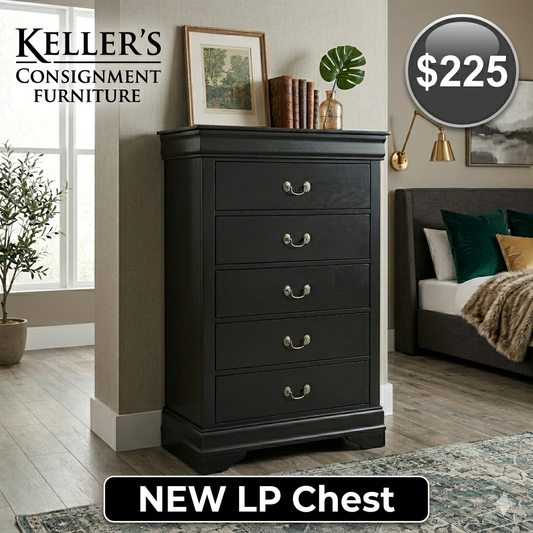 LP Black NEW Chest 32x16x50 (119296)