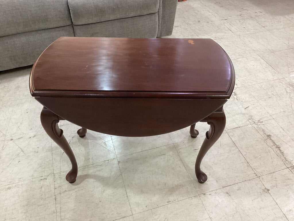85836 - Gordon's Queen Anne Style Drop Leaf Side Table 28x14-28x23