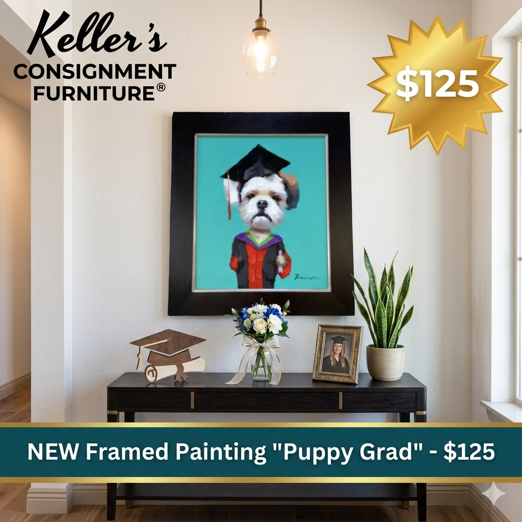 82868 - Graduate Puppy Painting 28x31