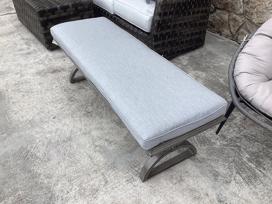 85969 - WSO Outdoor Macan Bench w/Cushion 19x19x58