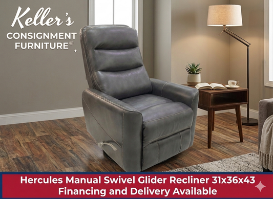 86058 - Hercules Manual Swivel Glider Recliner 31x36x43