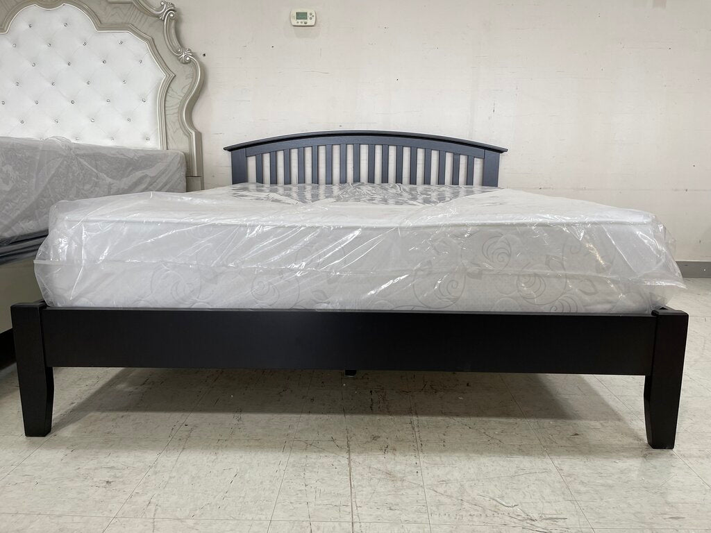 Metro Merlot NEW Queen Platform Bed Frame 67x84x35 (FD003Q)