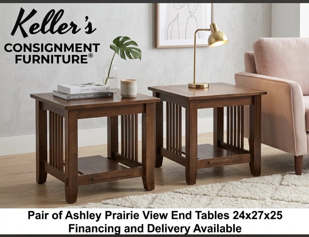 86079 - Ashley Prairie View Pair of End Tables 24x27x25
