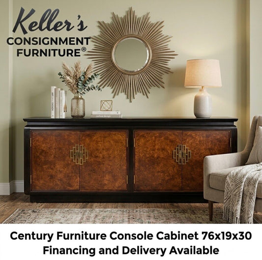 86090 - Century Furniture Oriental Style Cabinet 76x19x30