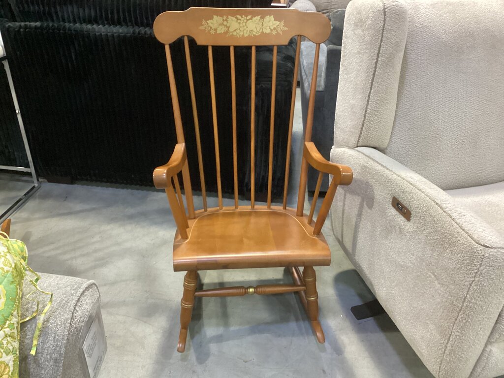 86116 - Wooden Rocking Chair w/Cushion 24x29x39