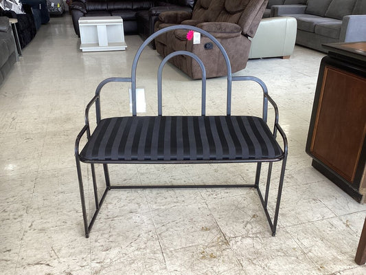 86129 (8542-6) Black Vanity Bench 35x18x36