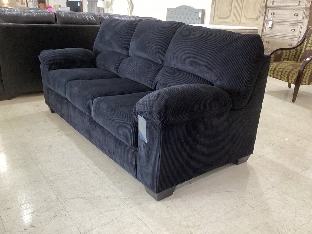 86096 - Ashley SimpleJoy Onyx Black Sofa 83x38x40