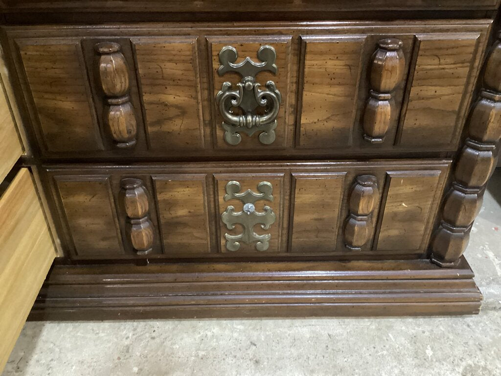 86122 Vintage Wood Dresser 70x18x32