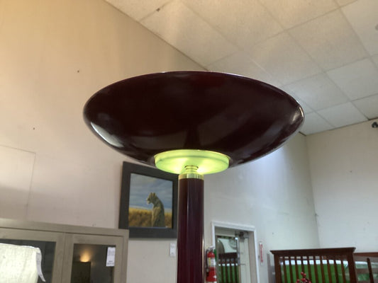 86110 Maroon Halogen Floor Lamp 72in