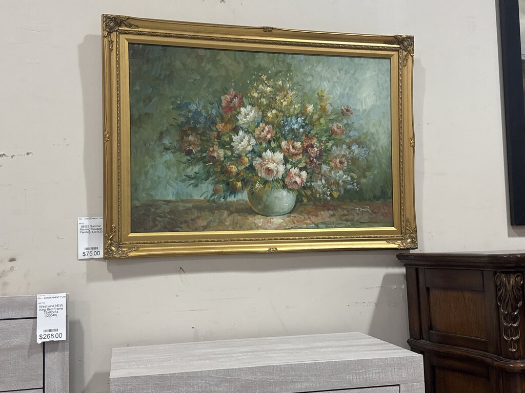 86135 - Summer Morning Bouquet Painting 42x1x30