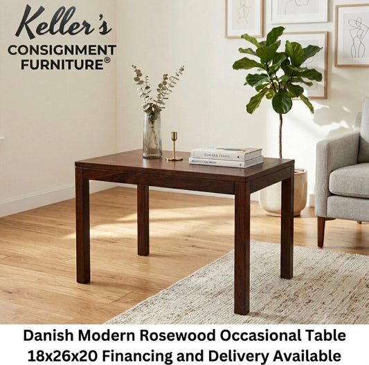 83664-B - Danish Modern Rosewood Occasional Table 18x26x20