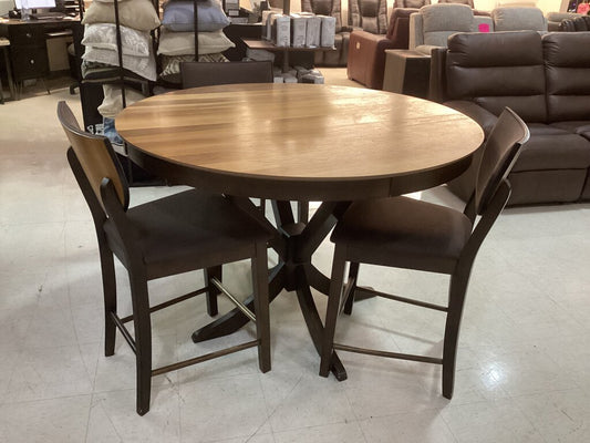 86136 Marina Round Counter Height 4pc Dining Set 53x37