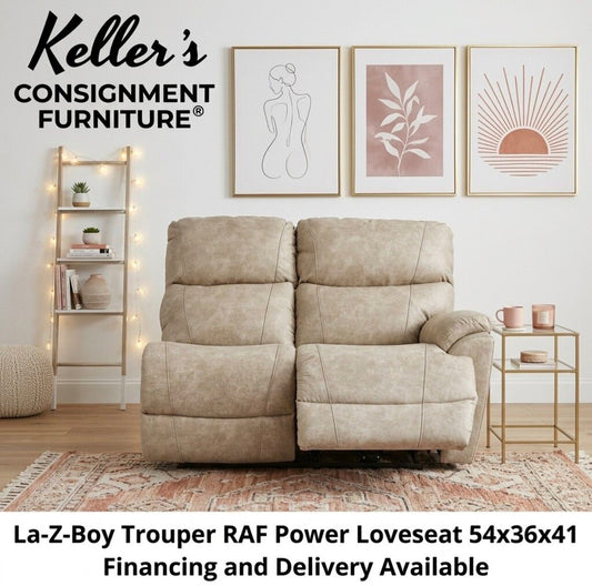 85881 - La-z-Boy Trouper RAF Power Loveseat 54x36x41