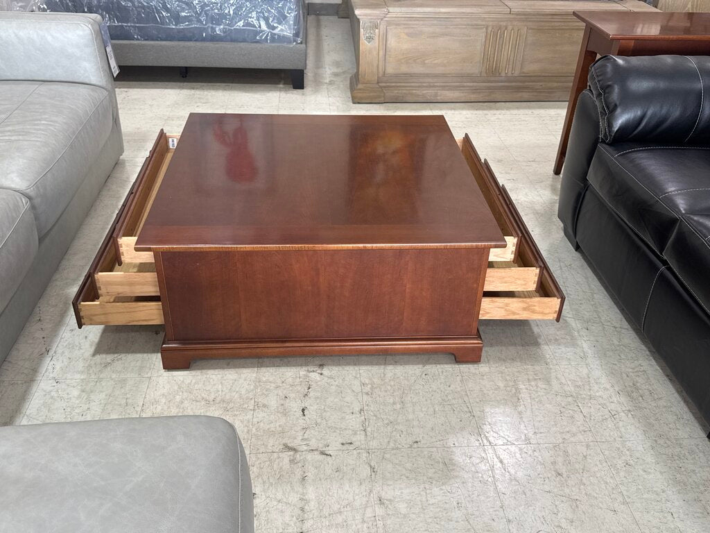 86163 - Stanley Storage Cocktail Table 38x38x18