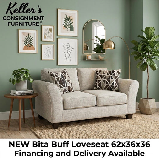 Bita Buff NEW Loveseat 62x36x36 (5002)