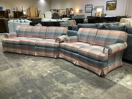 86177 Henredon Vintage Pastel Sofa & Loveseat 85/61x36x33