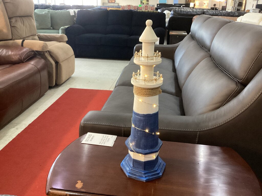 86217 (8442-43) Lighthouse w/LED Lights 6x6x19