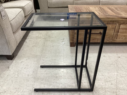 86218 Glass Top C-Table 14x22x26