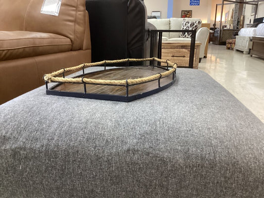 86225 Wood Planked Boat Tray 15x27x2