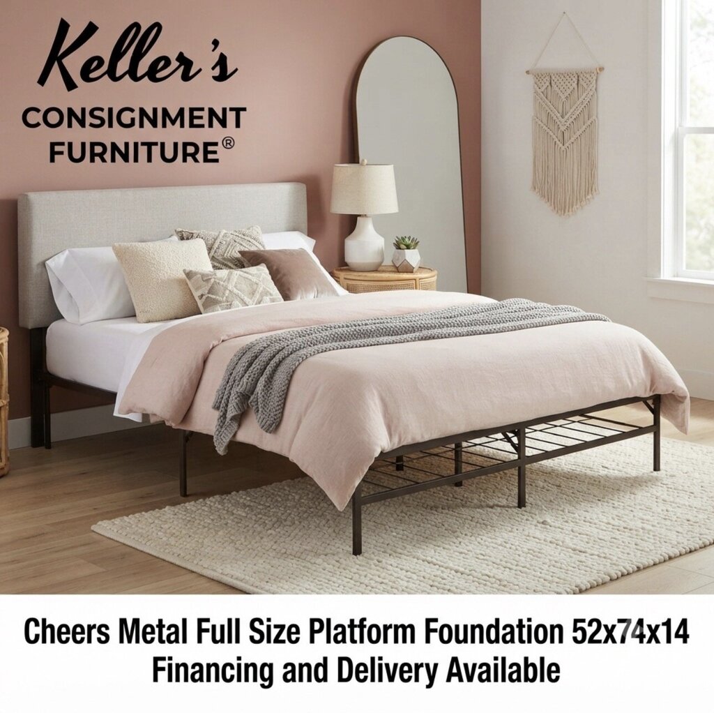 86211 - Cheers Metal Full Size Platform Foundation 52x74x14