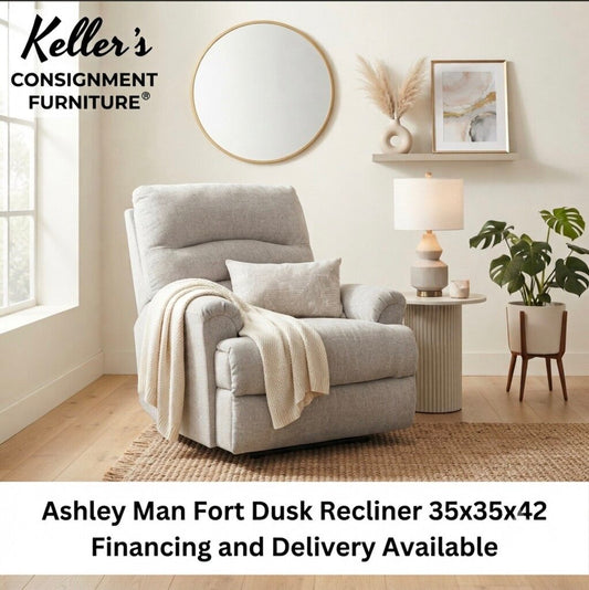 86268 - Ashley Man Fort Dusk Recliner 35x35x42