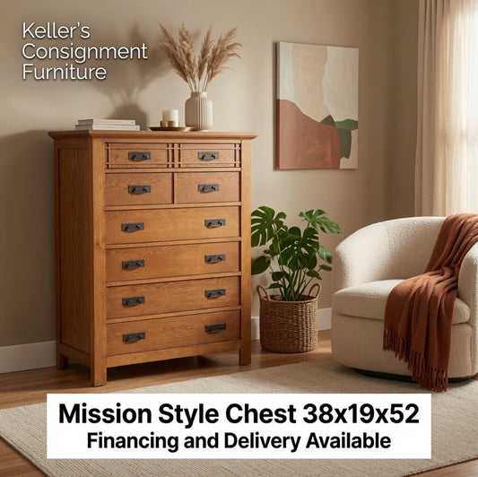86274 - Mission Style Chest 38x19x52