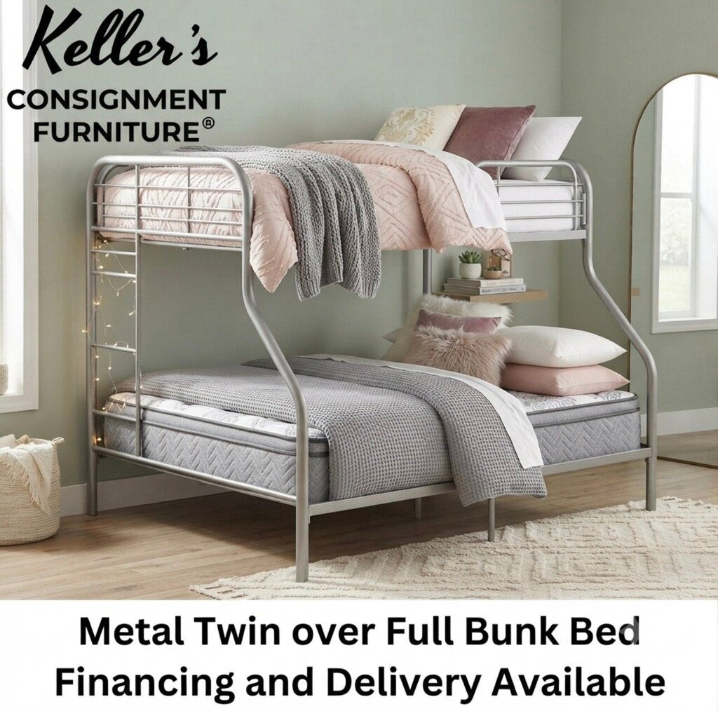 86299 Metal Twin over Full Bunkbed 56x79x61
