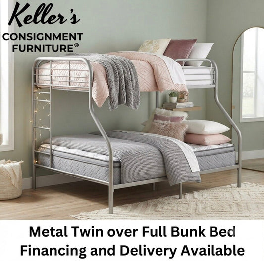 86299 - Metal Twin over Full Bunkbed Frame 56x79x61